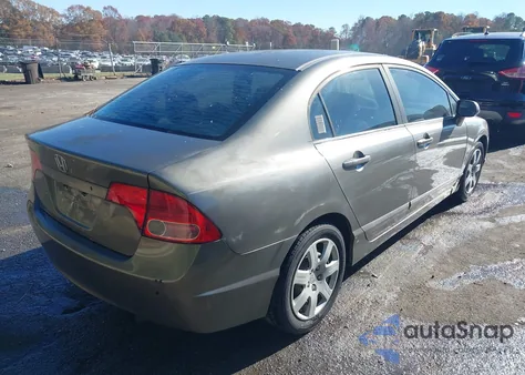 2008 Honda Civic Lx из США, поврежденный, VIN 1HGFA15548L073496